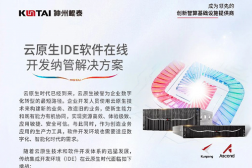 智算方案丨PT电子 - 官方网站云原生IDE软件在线开发纳管解决方案