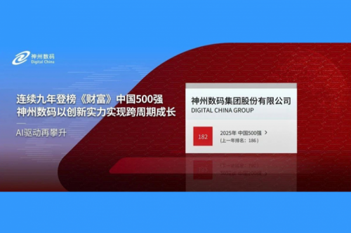AI驱动再攀升，PT电子 - 官方网站数码连续9年登榜《财富》中国500强